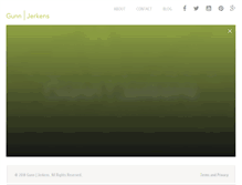 Tablet Screenshot of gunnjerkens.com